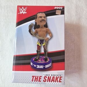 WWE Jake 'The Snake' Roberts Action Figure Bobblehead by FOCO